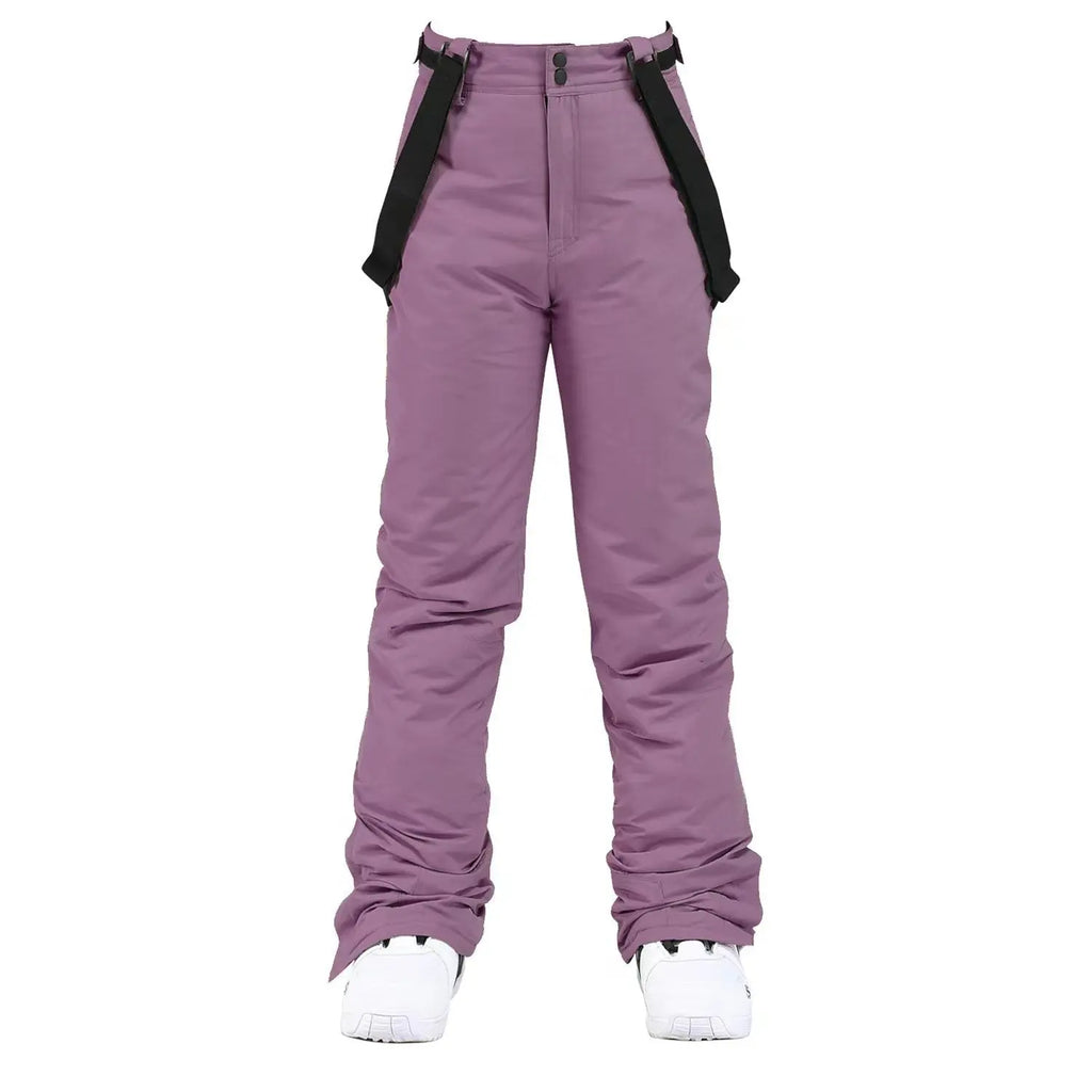 Men Women Outdoor Ski Snowboarding Bibs Pants 