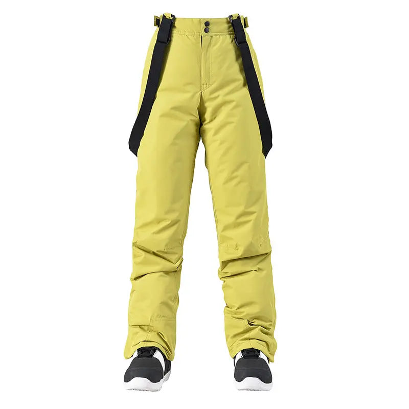 Men Women Outdoor Ski Snowboarding Bibs Pants 