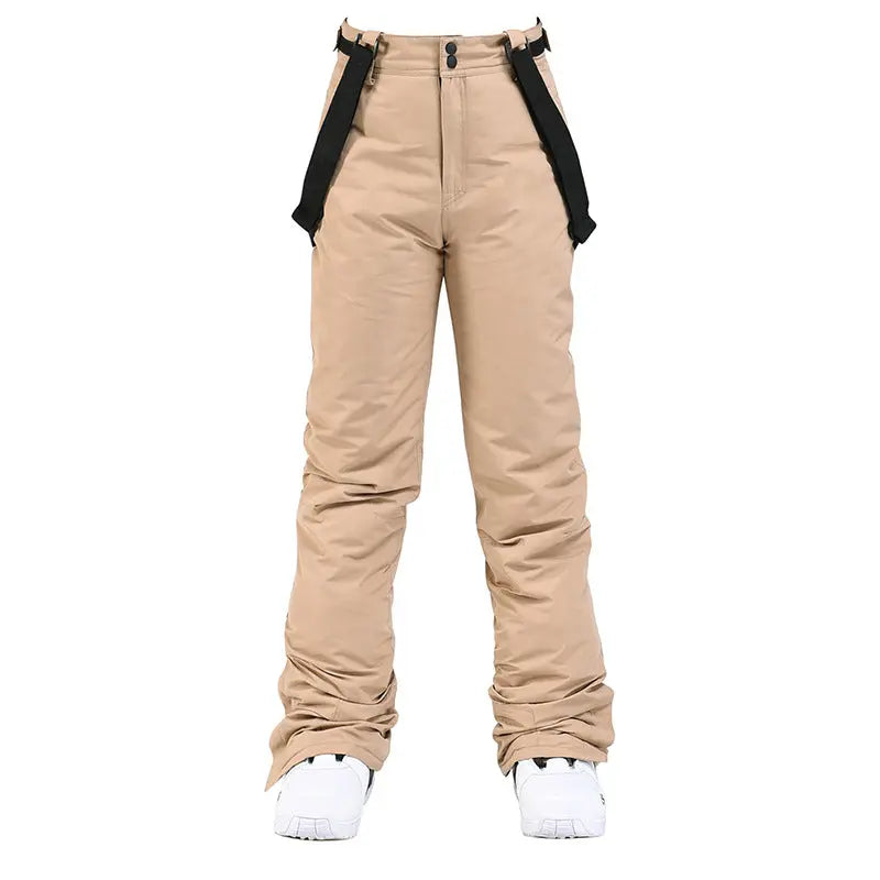 Men Women Outdoor Ski Snowboarding Bibs Pants 