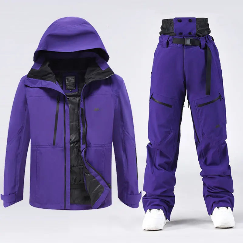 Outdoor Adult Ski Snowboarding Jacket & Pants Set 