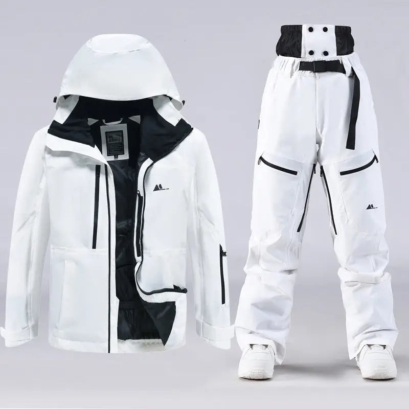 Outdoor Adult Ski Snowboarding Jacket & Pants Set 