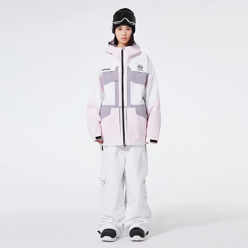 Outdoor Adventure Snow Jacket & Pants Set Luxury Sportswear HOTIANSNOW