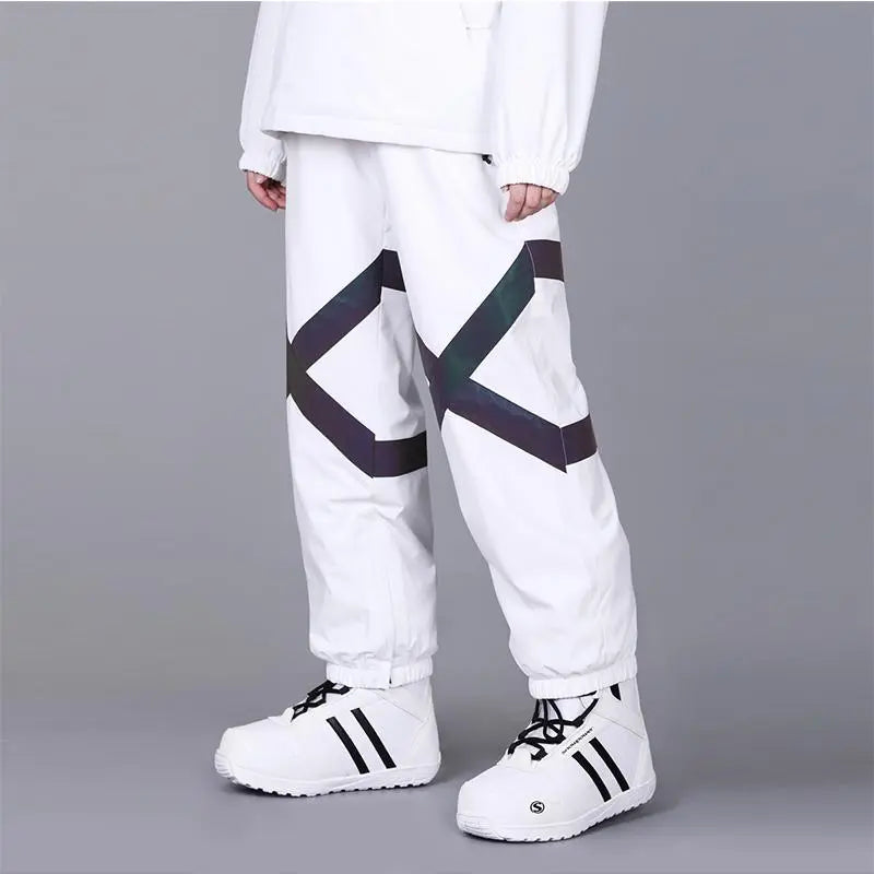 Outdoor Winter Insulated Snow Pants Loose Fit HOTIANSNOW