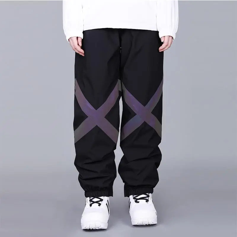 Outdoor Winter Insulated Snow Pants Loose Fit HOTIANSNOW