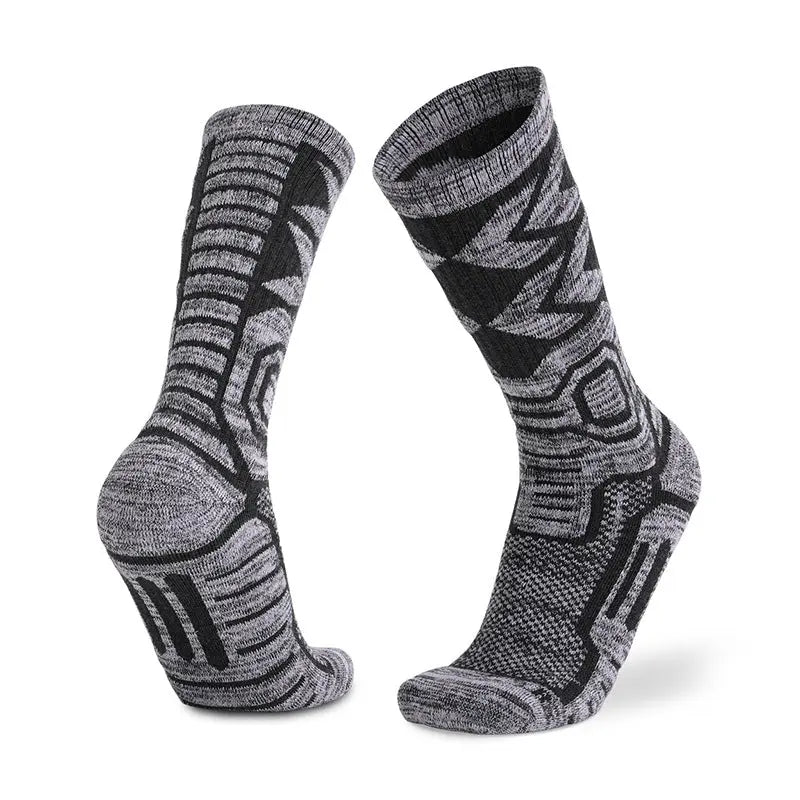 Rib-Knit Outdoor Sports Ski Socks 