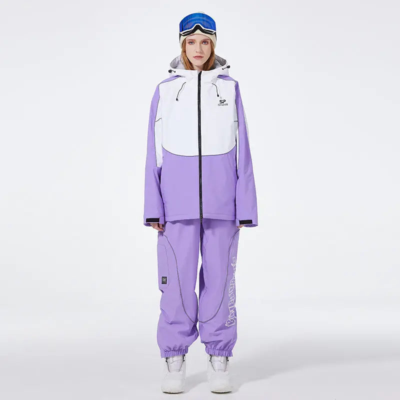 Women Outdoor Thick Snowsuits with Matched Snow Bibs（复制） 