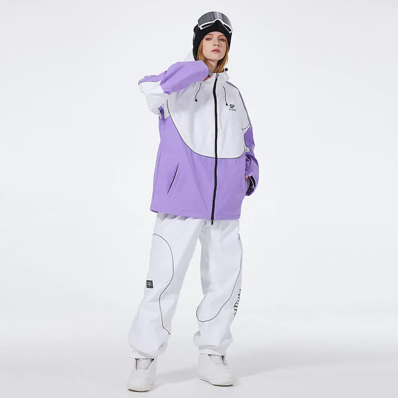 Women Outdoor Thick Snowsuits with Matched Snow Bibs（复制） 