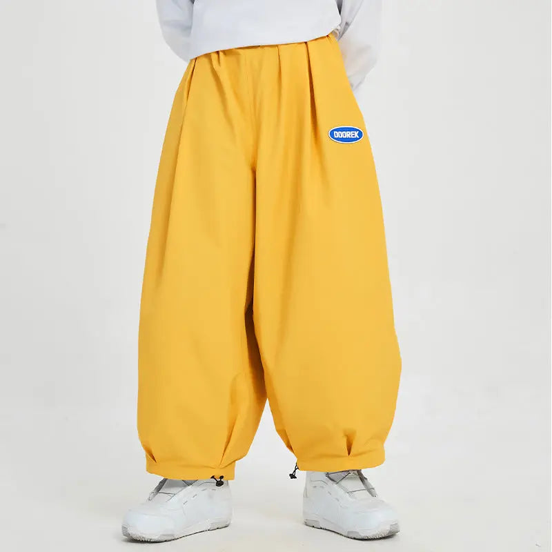 Super Baggy Snowboarding Pants Oversized Skiing Trousers 