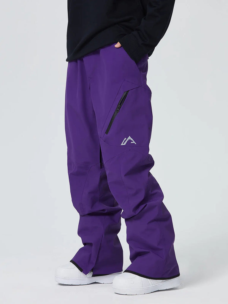 Unisex Outdoor Best Baggy Snowboard Pants Snow Overalls HOTIANSNOW