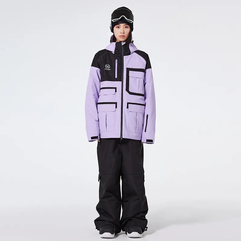 Winter Anorak Snow Suit Sets Baggy Style Skiwear HOTIANSNOW