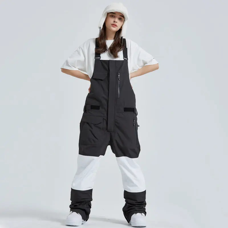 Winter Couple Style Snow Bibs Pants HOTIANSNOW