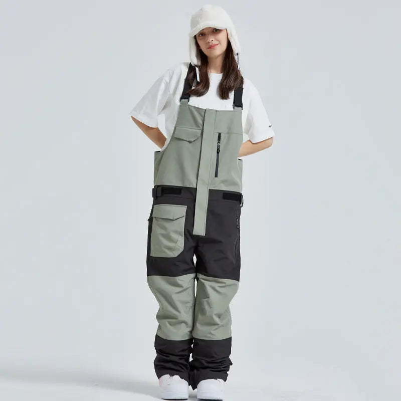 Winter Couple Style Snow Bibs Pants HOTIANSNOW