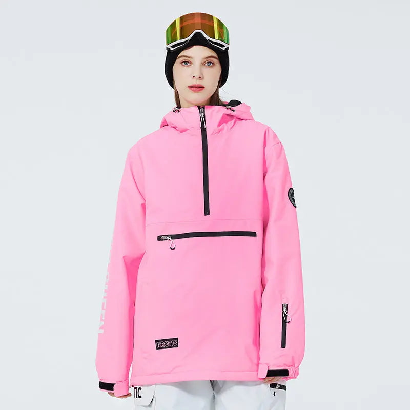 Women Athletic Sports Wear Anorak Skiing Insulated Jacket HOTIAN