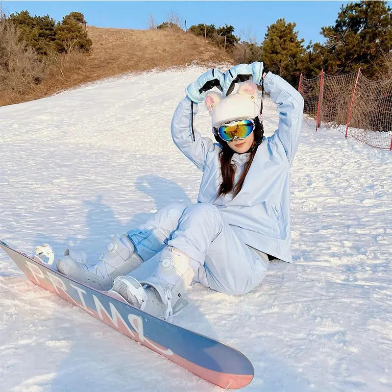 Women Stylish Insulated Ski Suits HOTIANSNOW