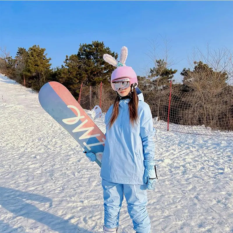 Women Stylish Insulated Ski Suits HOTIANSNOW