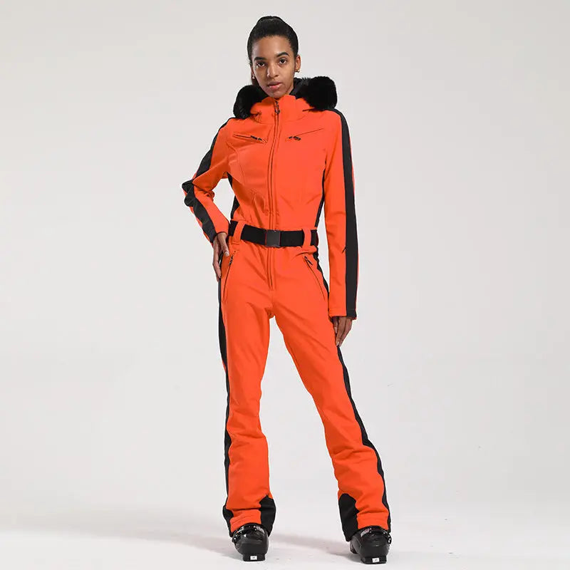 Women's One Piece Ski Jumpsuits 