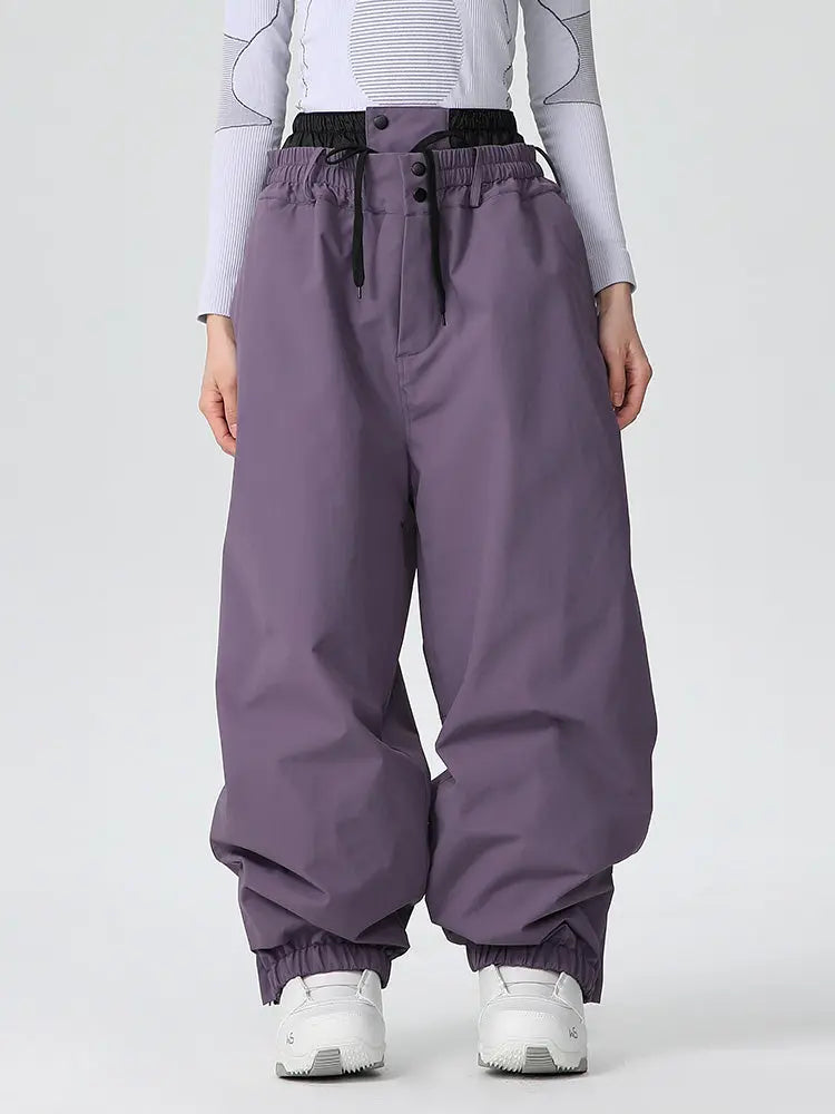 Women's Searipe Durable Mountain Pro All-Weather Baggy Snow Pants 