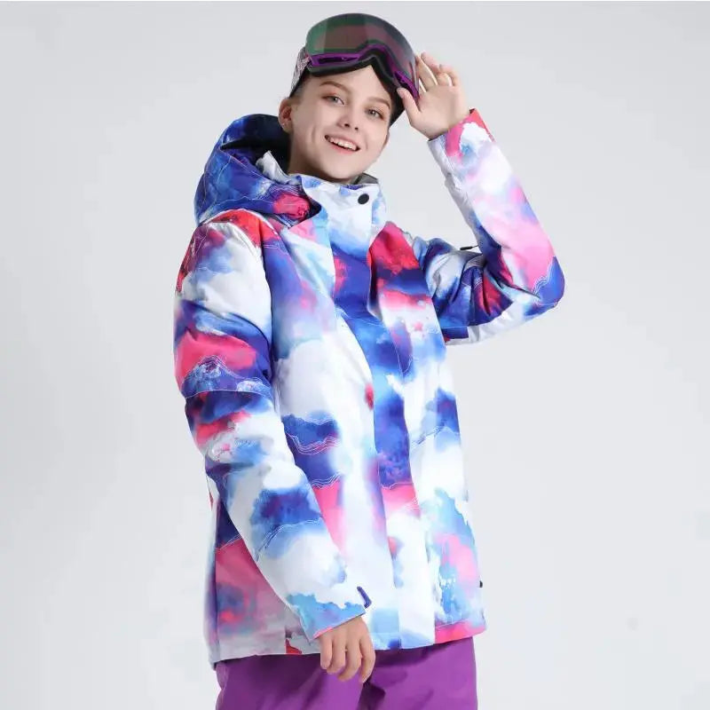 Comfortable Hooded Snow Coat Winter Waterproof Ski Tops - HOTIANSNOW