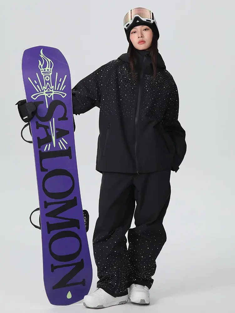 Women's SnowLuxe Spark Crystal Chic Mountain Snow Suit 