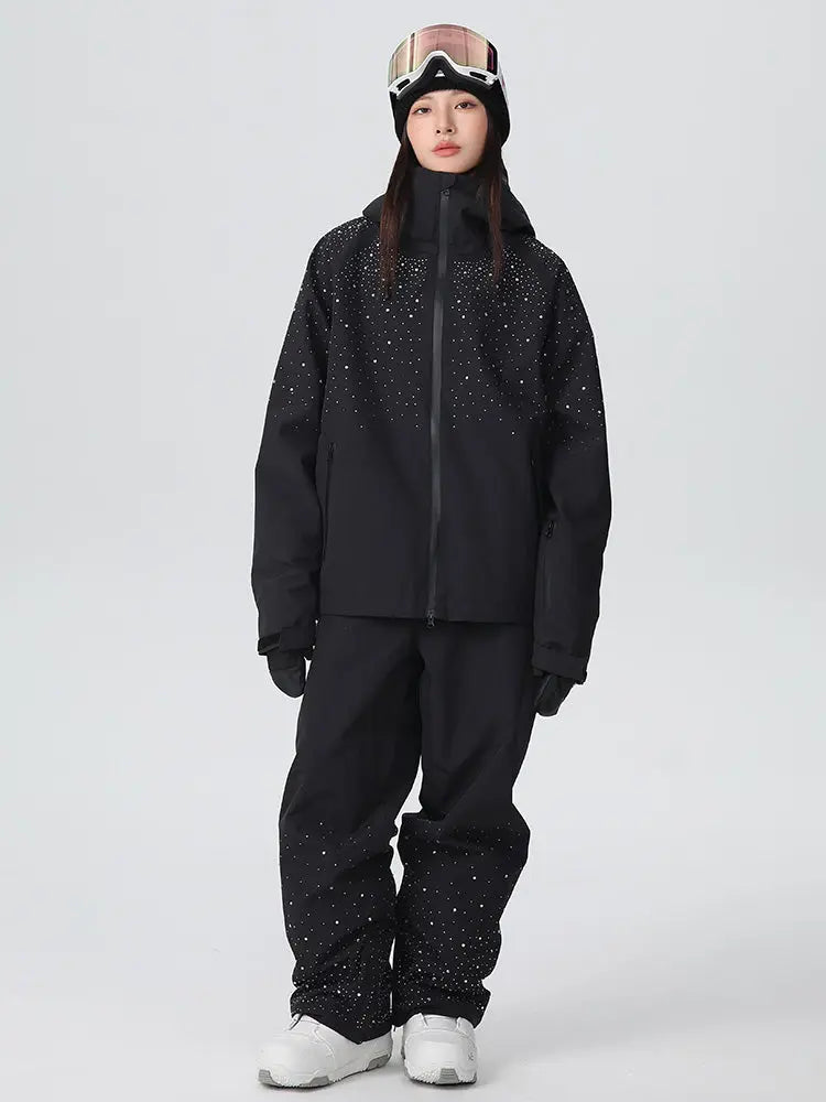 Women's SnowLuxe Spark Crystal Chic Mountain Snow Suit 