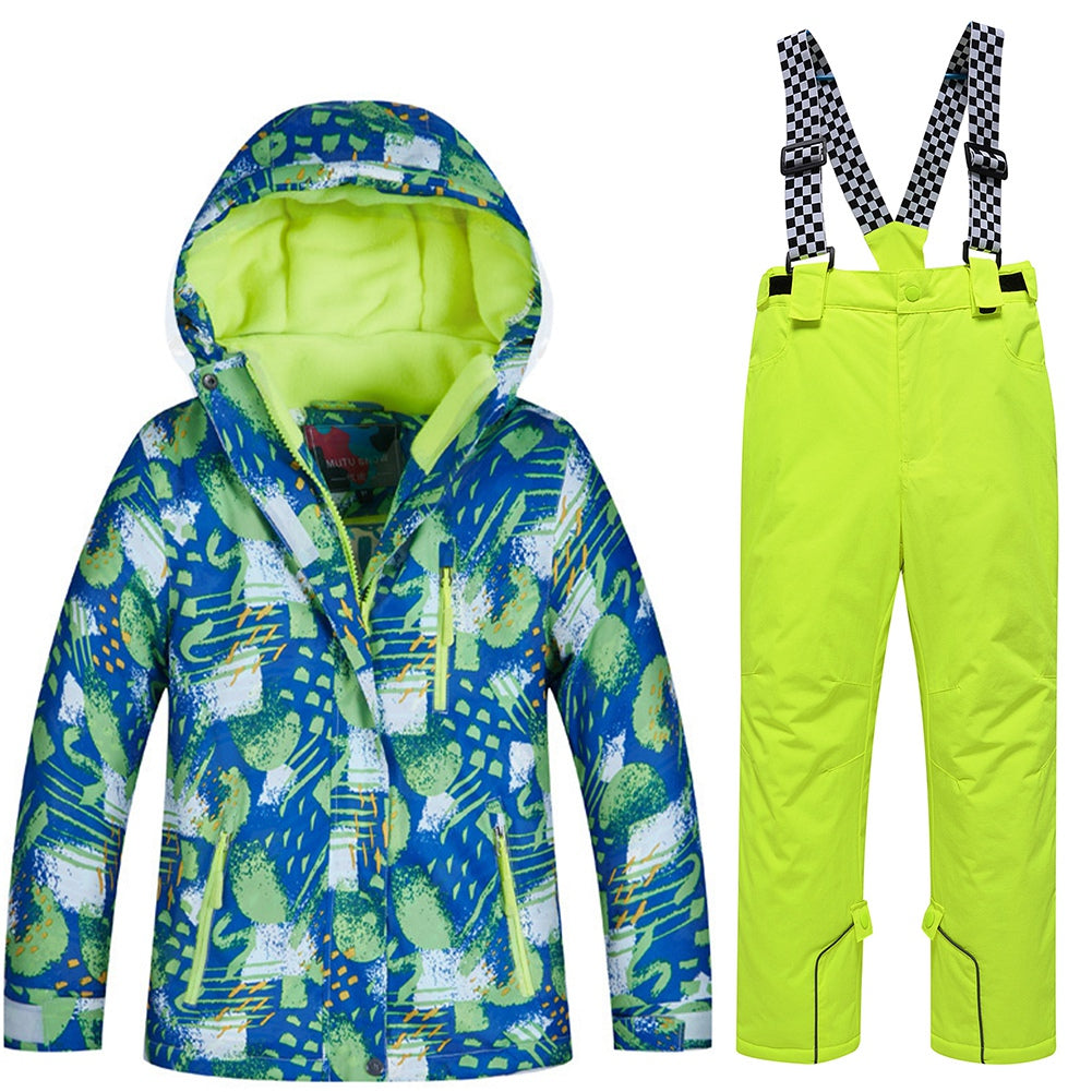 Hotian Boy Skiing Snowboarding Insulated Suits Waterproof HOTIAN