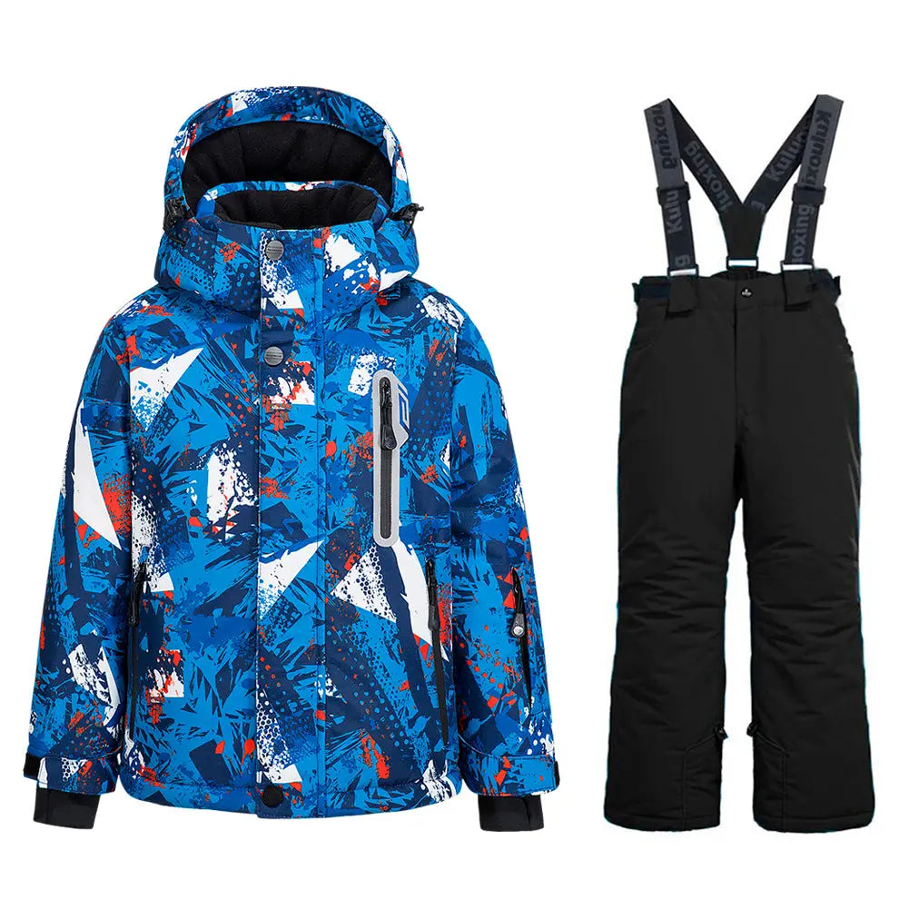 HOTIAN Boys Winter Snow Coat & Snow Pants HOTIAN