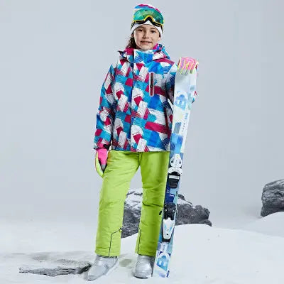 HOTIAN Girls and Boys Insulated Snow Jacket & Pants HOTIAN