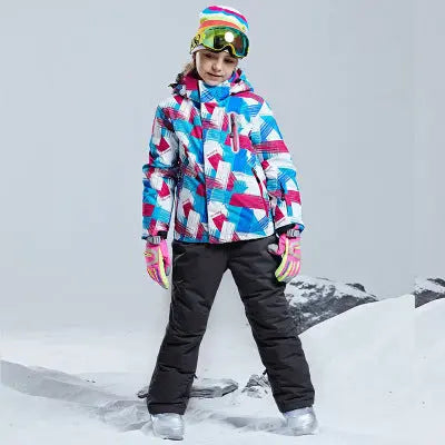 HOTIAN Girls and Boys Insulated Snow Jacket & Pants HOTIAN