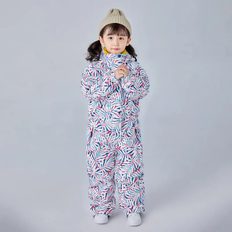 HOTIAN Kids One Piece Ski Suits Winter Snow Suits HOTIAN