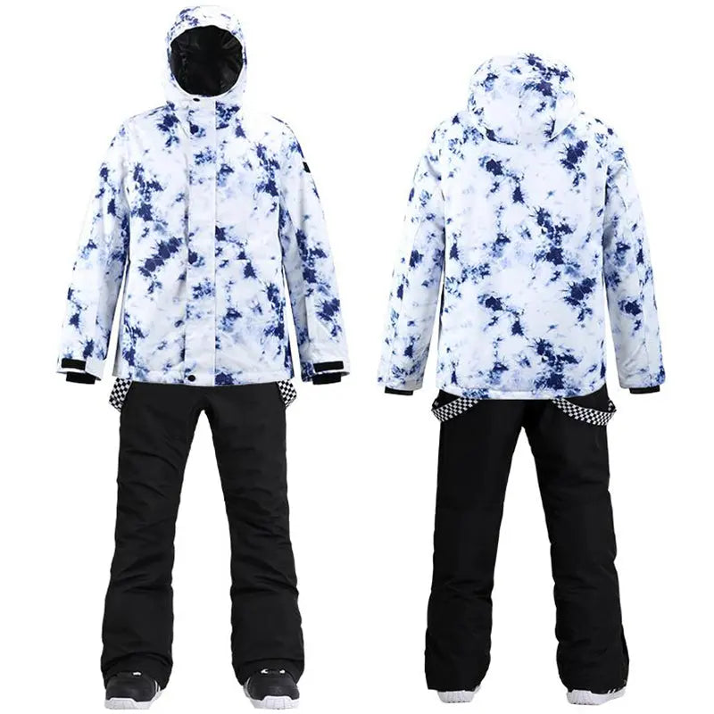 HOTIAN Men's Ski Suits Windproof Waterproof Winter Warm HOTIAN