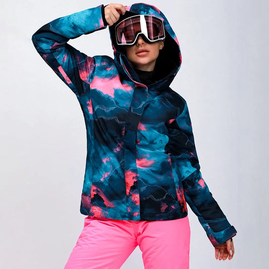 HOTIAN Women's Snowboard Jacket and Pants Set Ski Suits HOTIAN