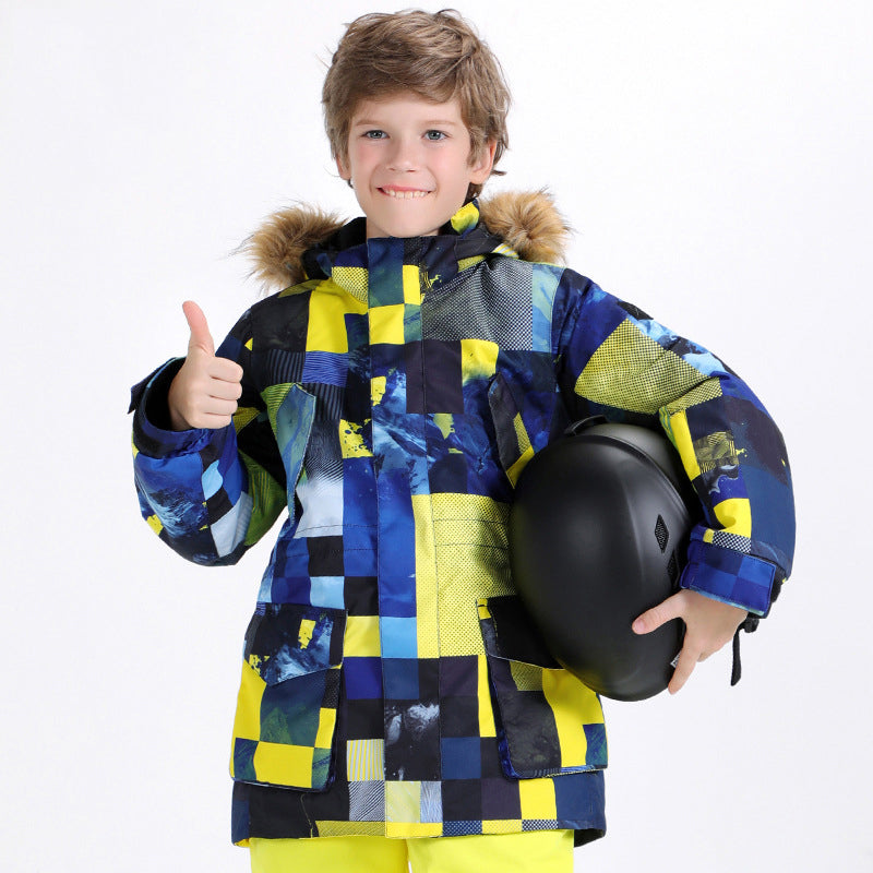 Hotian Boy Snowboard Ski Insulated Snow Jacket HOTIAN