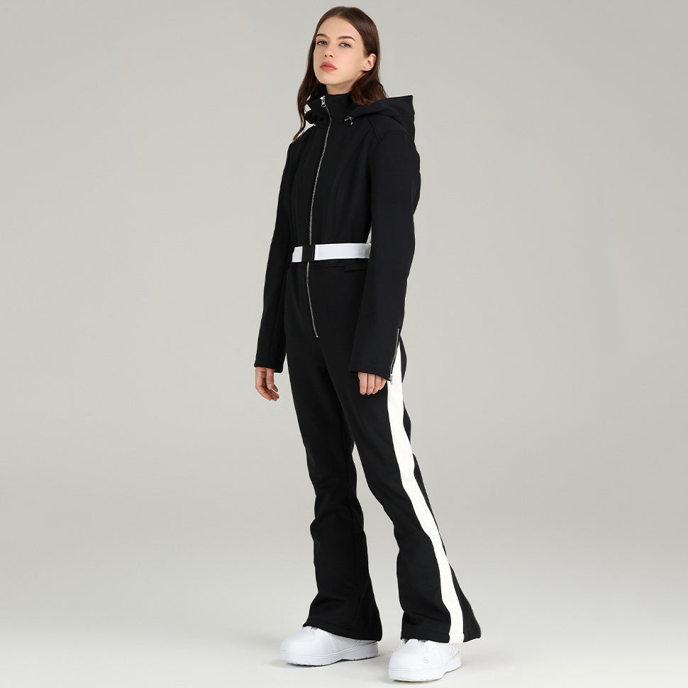 Hotian Women Ski Suit Downhill One-piece Snowsuit HOTIAN